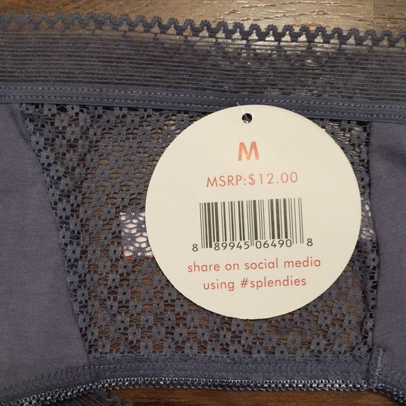 NWT Splendies Cotton Periwinkle Hiphugger, size M - Picture 4 of 5